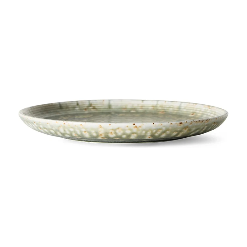 HKLiving Chefs Ceramics Ontbijtbord - Rustic Green