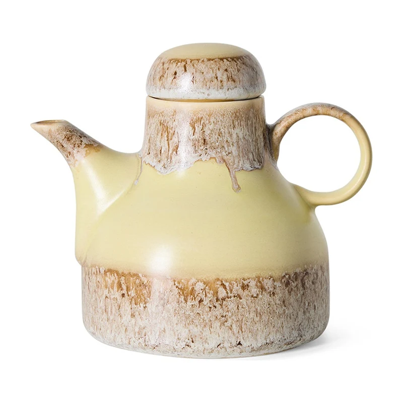 HKLiving 70's Koffiepot - Custard