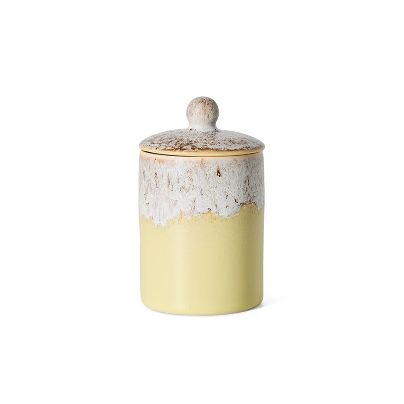 HKLiving 70's Voorraadpotje - Custard