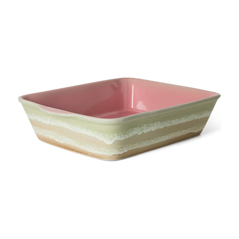 HKLiving 70's Ovenschaal Groot - Umber
