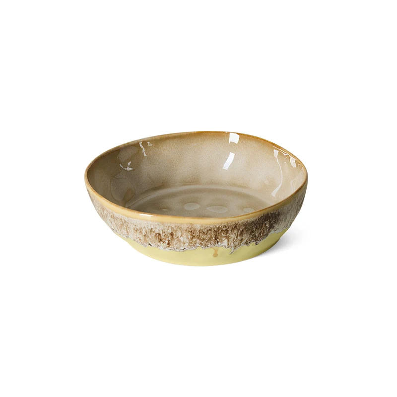 HKLiving 70's Pasta Bowl - Custard