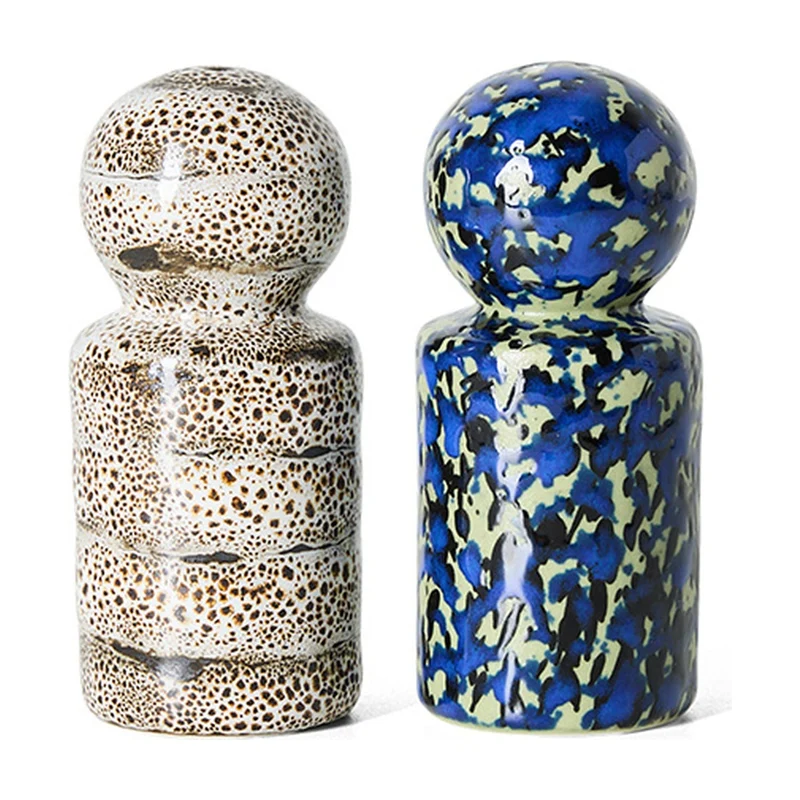 HKLiving 70's Peper- en Zoutstel - Grain