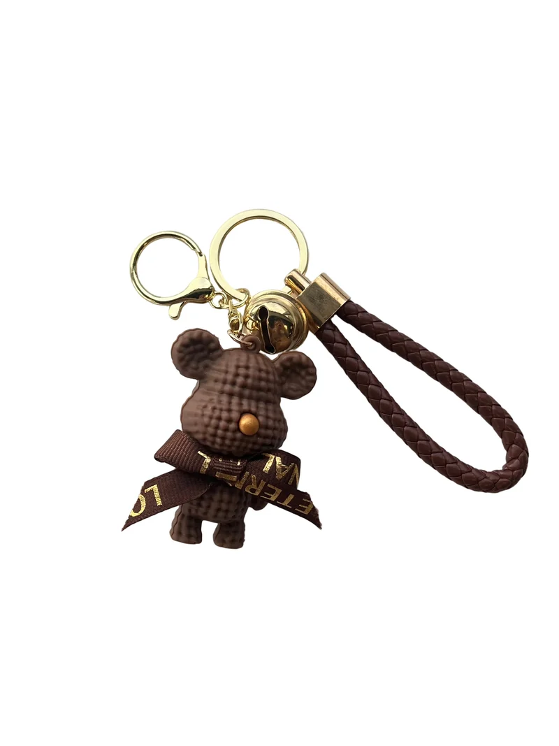 Sleutelhanger Bear Bruin | Schattige Knuffelbeer Sleutelhanger