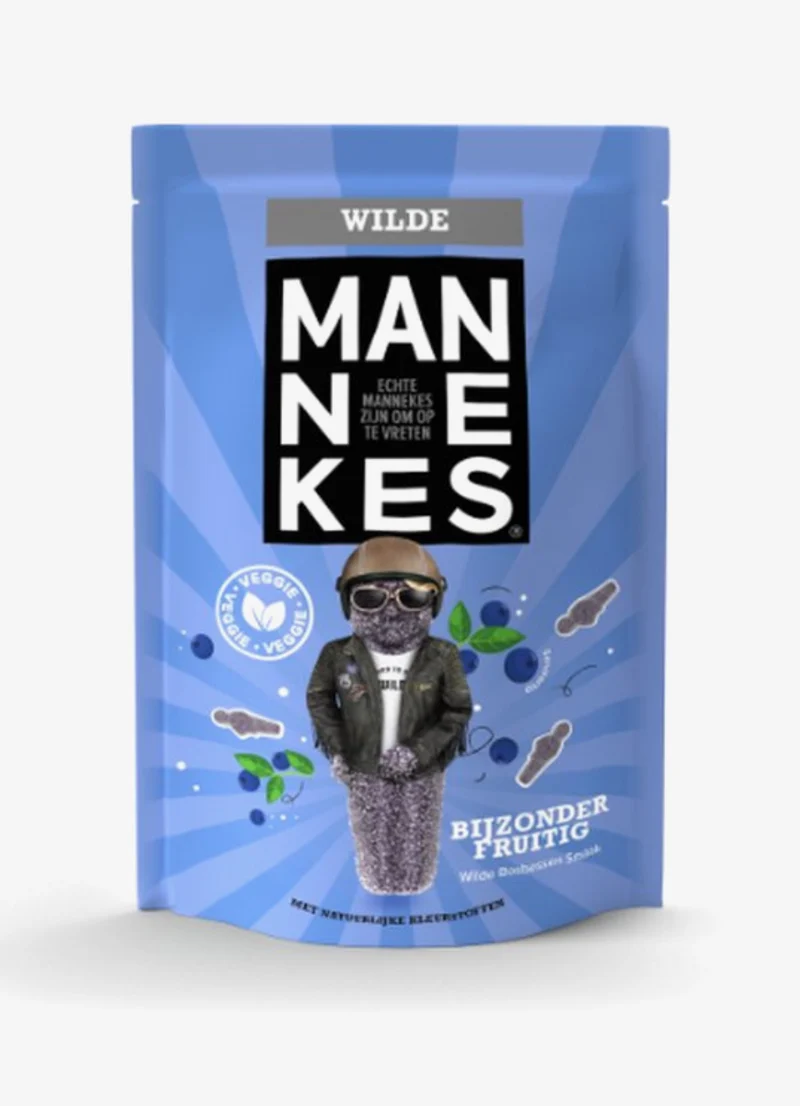 Mannekes Wilde – Vrolijke Snoepjes | Fruitige & Kleurrijke Mix