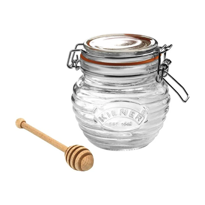 Kilner Honingpot met Honinglepel - 400 ml