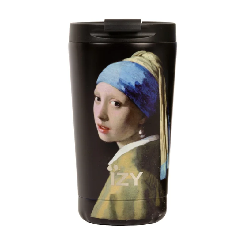 IZY Thermosbeker Meisje met de Parel Vermeer - 350 ml