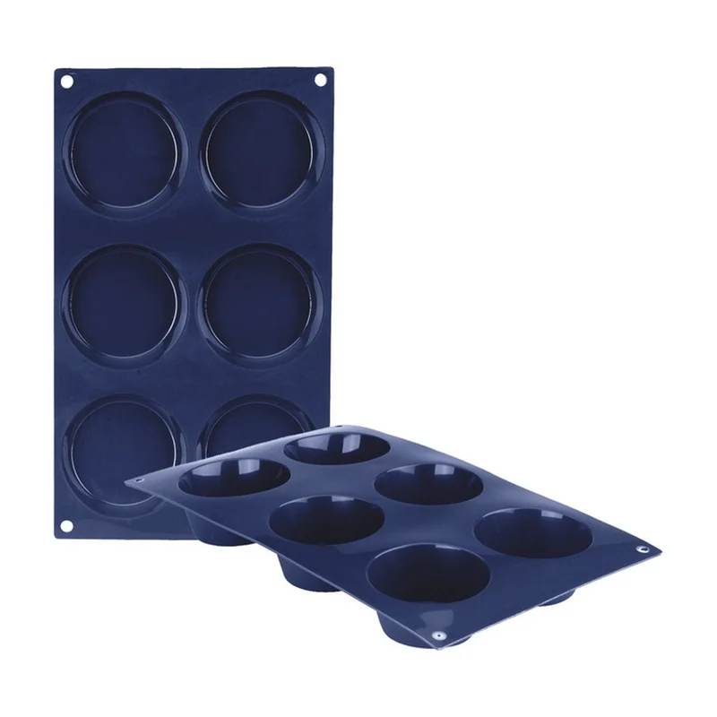 Ibili Siliconen Cupcakevorm - 6 stuks