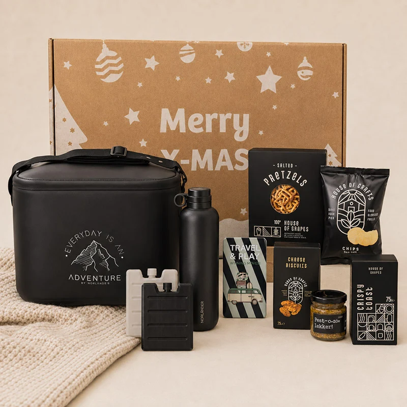 Kerstpakket Koelbox & Knabbels