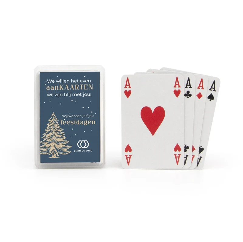 Kaartspel met eigen tekst en logo - Kerst