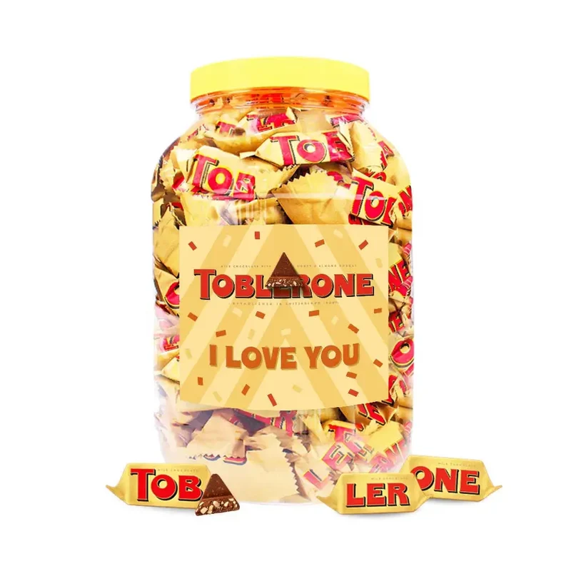 Toblerone Tiny chocolade "I Love You" - herbruikbare bokaal - 1000g