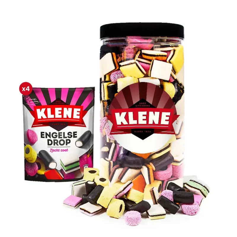 Klene Engelse Drop - klassiek dropsnoep - 1080g
