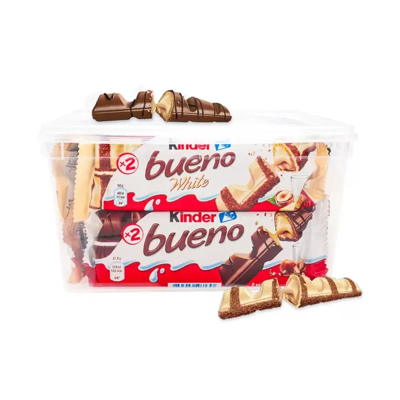 Kinder Bueno Partybox - 15 Bueno & 5 Bueno White - 20 verpakkingen - 840g
