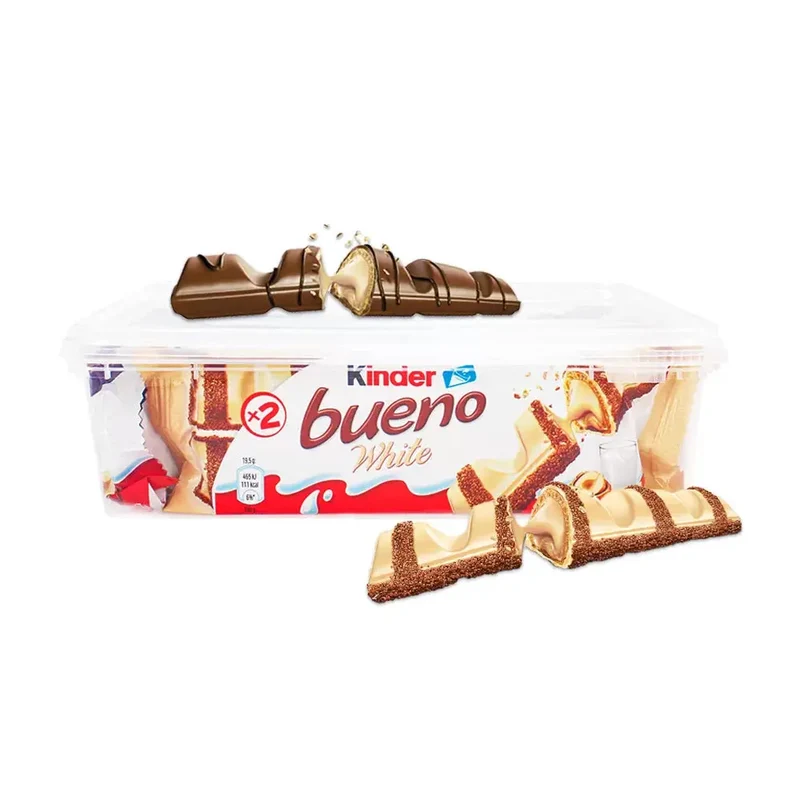 Kinder Bueno Mix: Bueno melk (5 stuks) & Bueno White (5 stuks) - 410g