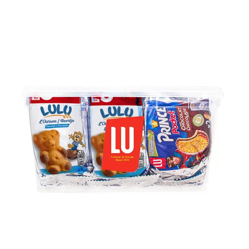 LU Kids Mix - Lulu Choco Beertjes & Prince Pocket Duo - 15 stuks - 500g