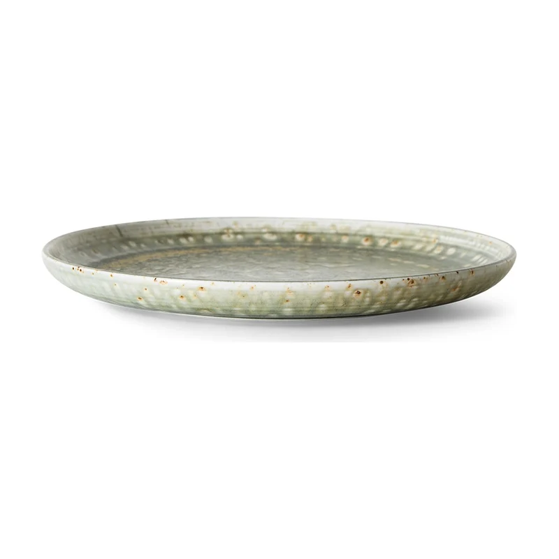 HKLiving Chefs Ceramics Dinerbord - Rustic Green