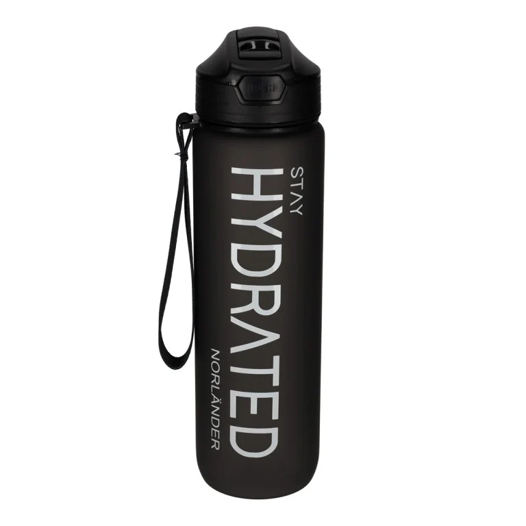 Waterfles Hydrated Zwart