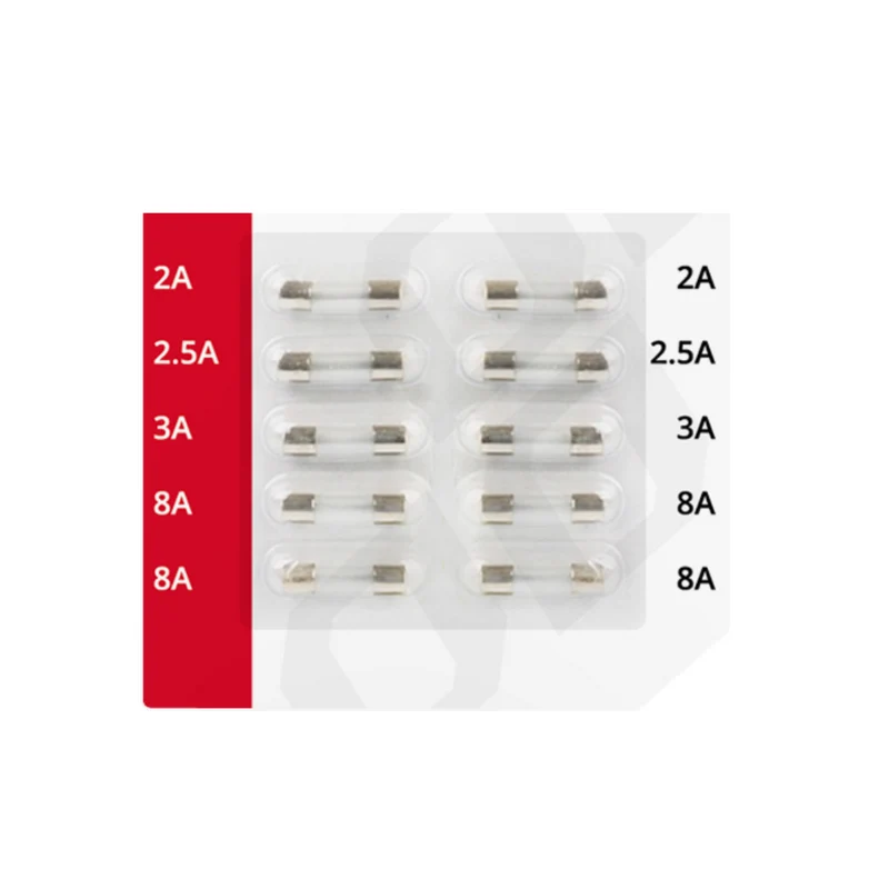 Assortiment glaszekeringen / 20 mm