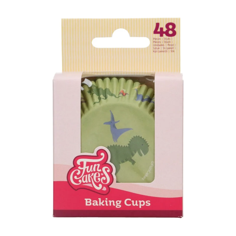 FunCakes Baking Cups Dino - 48 stuks