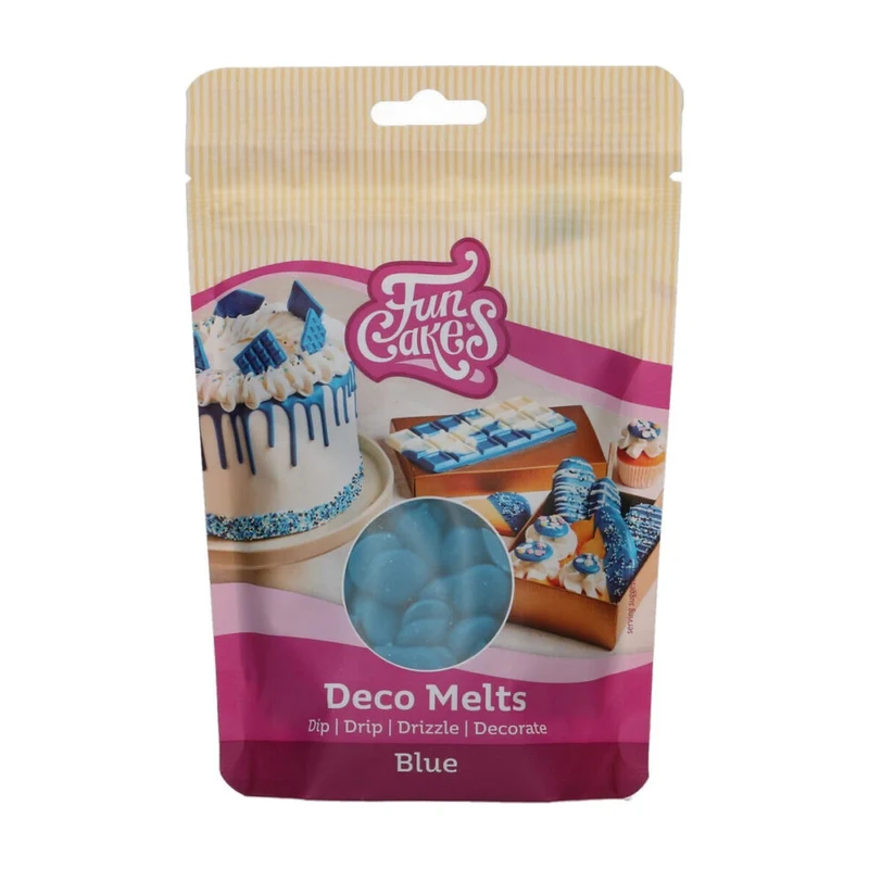 FunCakes Deco Melts Blauw - 250 gram