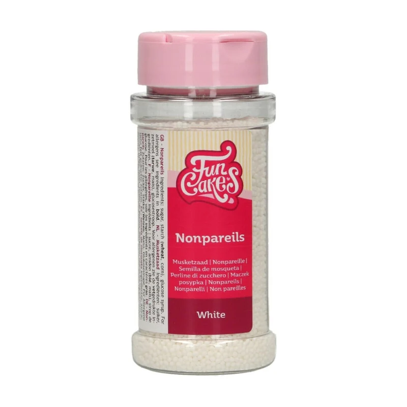 FunCakes Sprinkles Wit - 80 gram