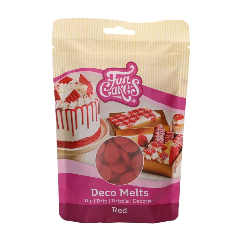 FunCakes Deco Melts Rood - 250 gram