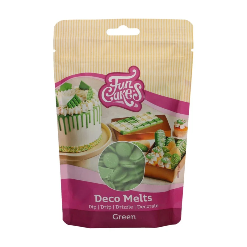 FunCakes Deco Melts Groen - 250 gram