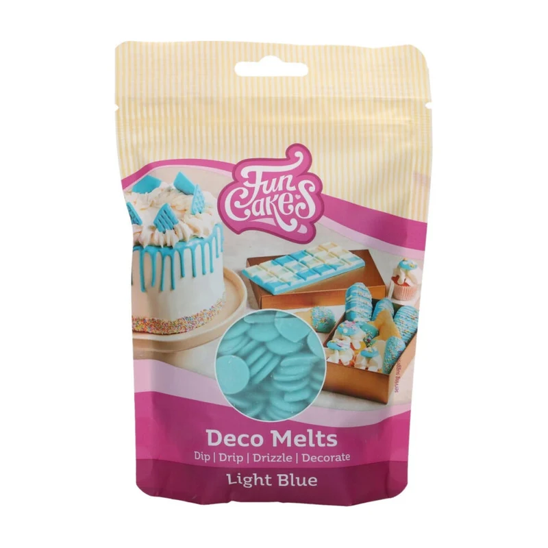 FunCakes Deco Melts Baby Blue - 250 gram