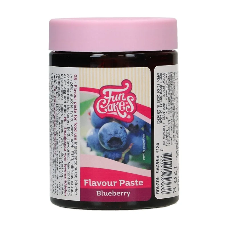 FunCakes Smaakpasta Bosbes - 120 gram