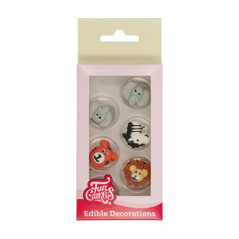 FunCakes Suikerdecoratie Dieren - 12 stuks