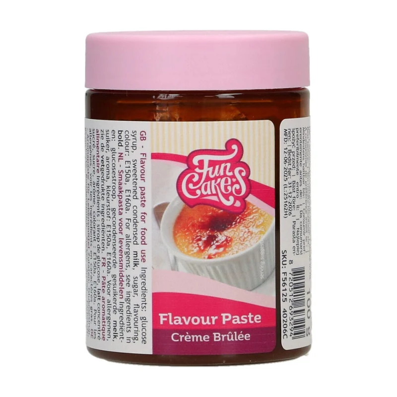 FunCakes Smaakpasta Crème Brûlée - 100 gram