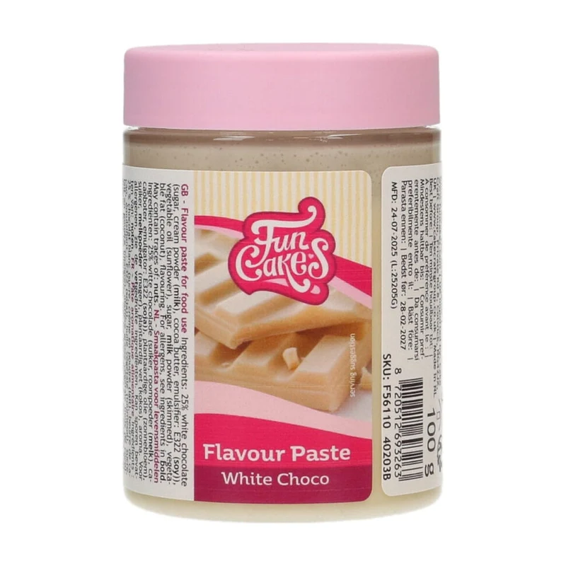 FunCakes Smaakpasta Witte Chocolade - 100 gram