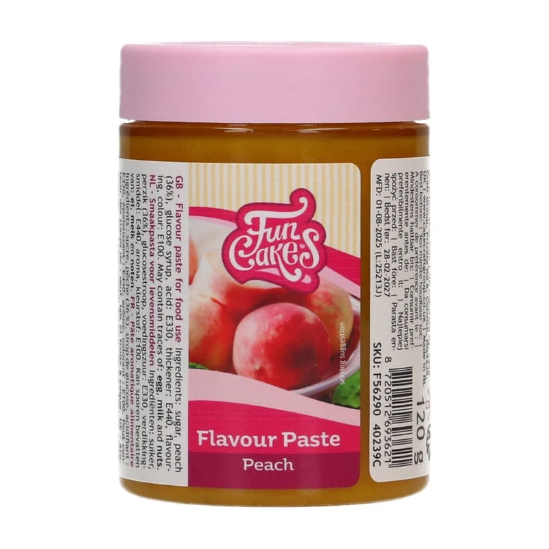 FunCakes Smaakpasta Perzik - 120 gram