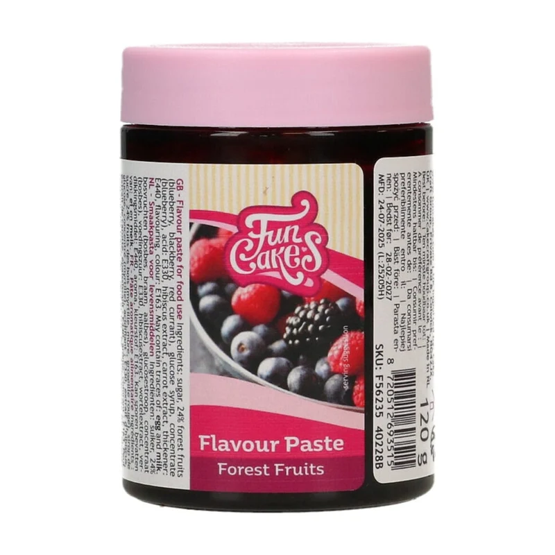 FunCakes Smaakpasta Bosvruchten - 120 gram
