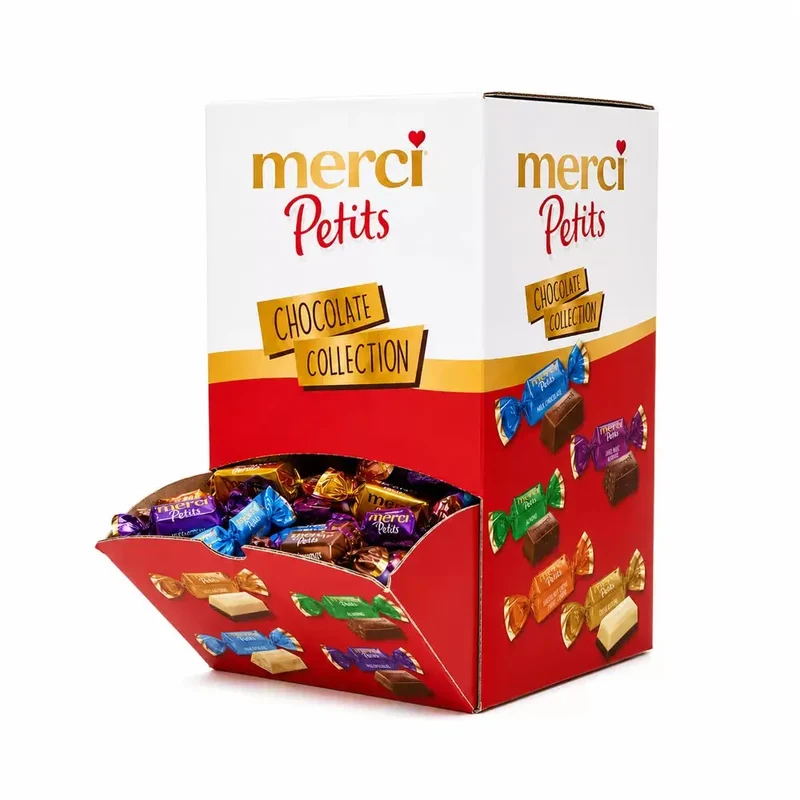 merci Petits Chocolate Collection - chocolade snackbox voor bij de koffie - 1250g