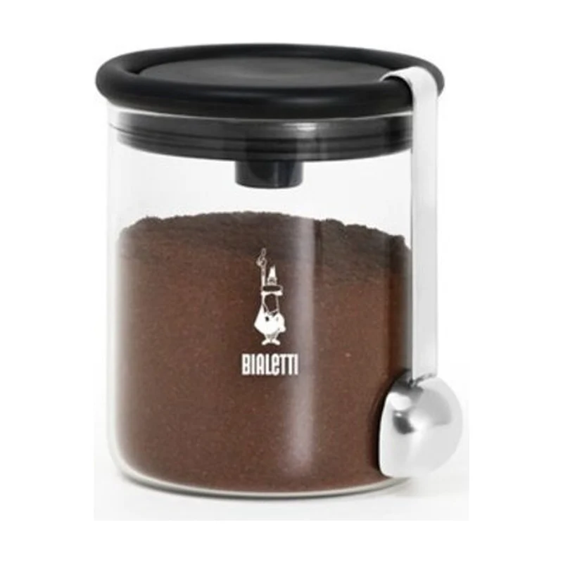 Bialetti Koffiebewaarbus met Maatlepel - Glas