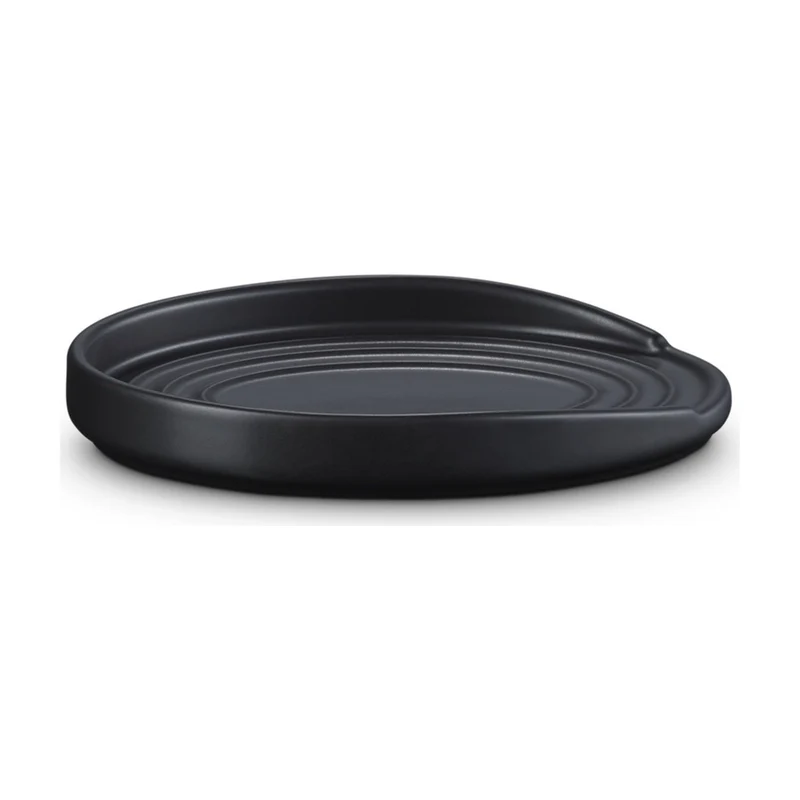Le Creuset Lepelhouder Ovaal Mat Zwart - 15 cm