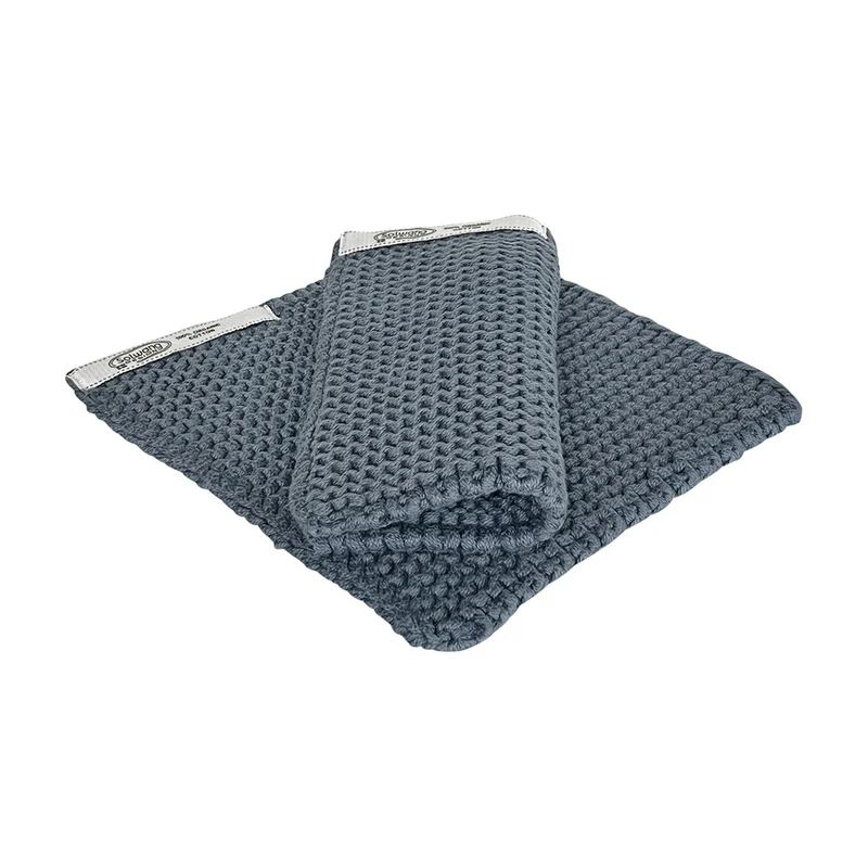 Solwang Design Pannenlap set van 2 - Rustiek Blauw