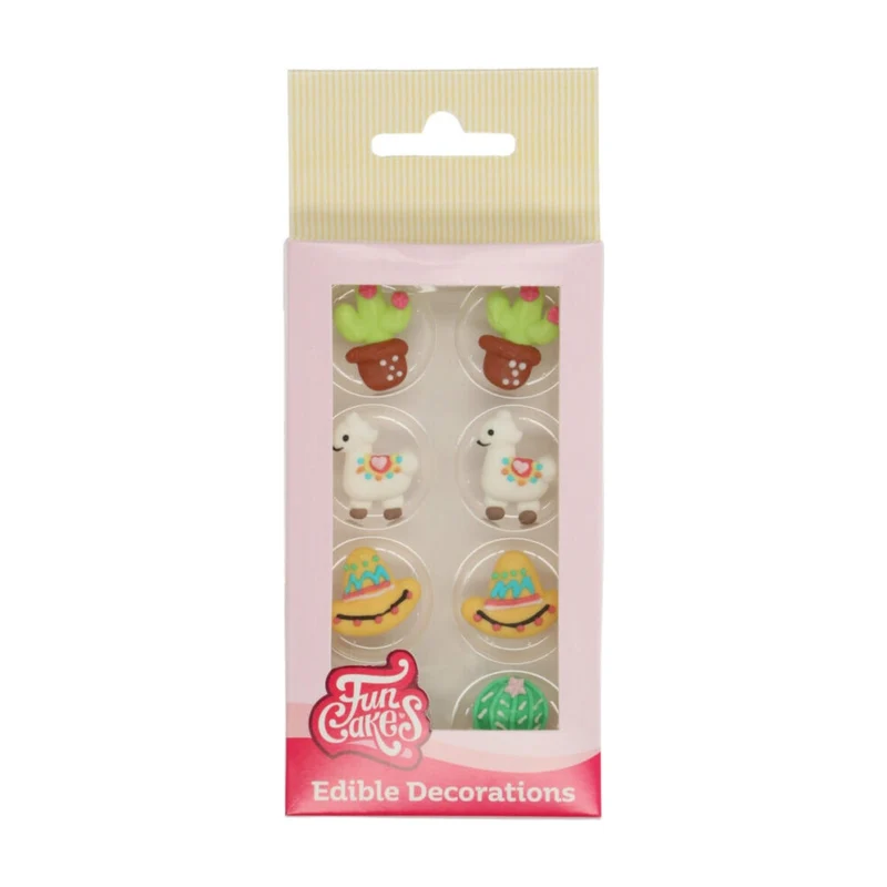 FunCakes Suikerdecoratie Alpaca - 8 stuks