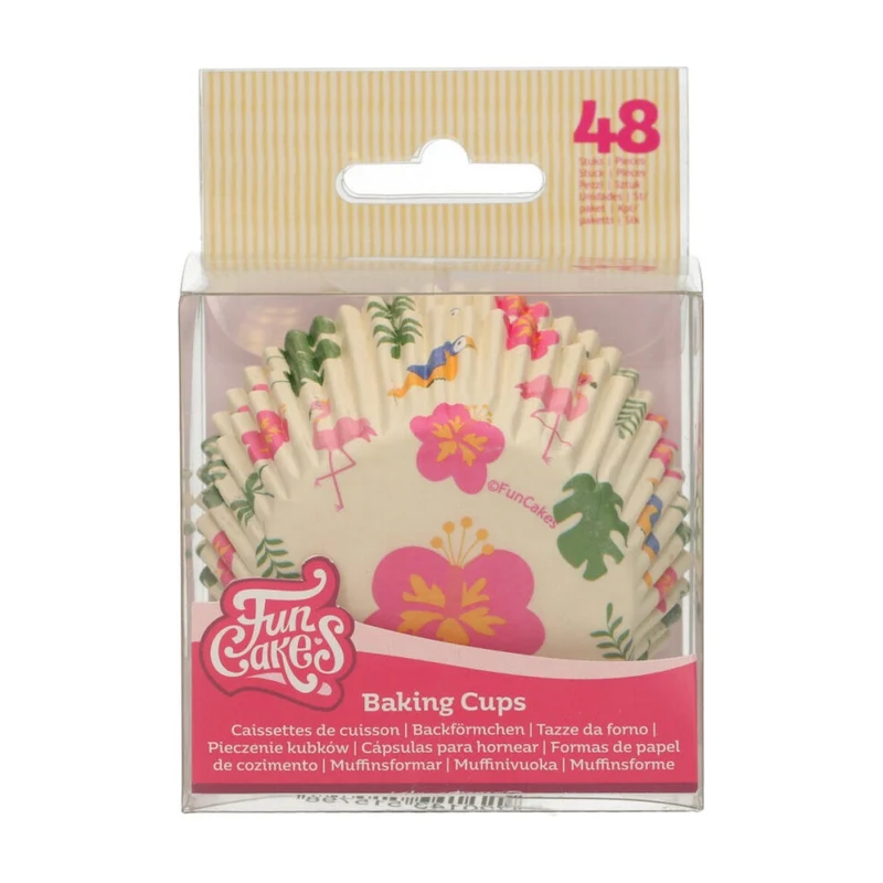 FunCakes Baking Cups Tropical - 48 stuks