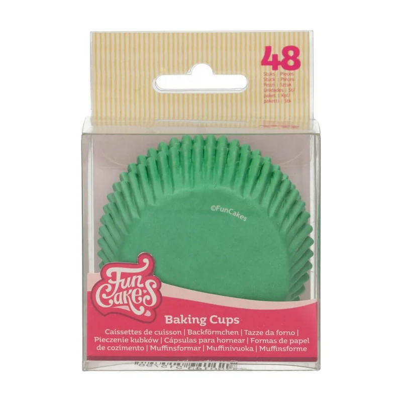 FunCakes Baking Cups Groen - 48 stuks