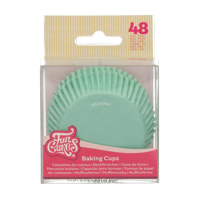 FunCakes Baking Cups Mint - 48 stuks