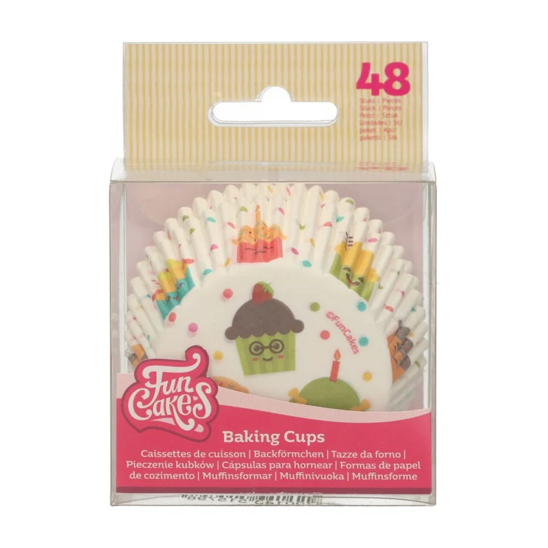 FunCakes Baking Cups Cupcake Party - 48 stuks