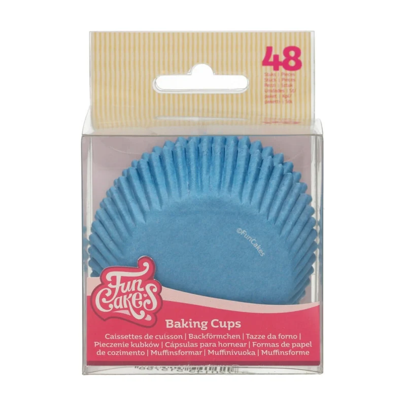FunCakes Baking Cups Blauw - 48 stuks