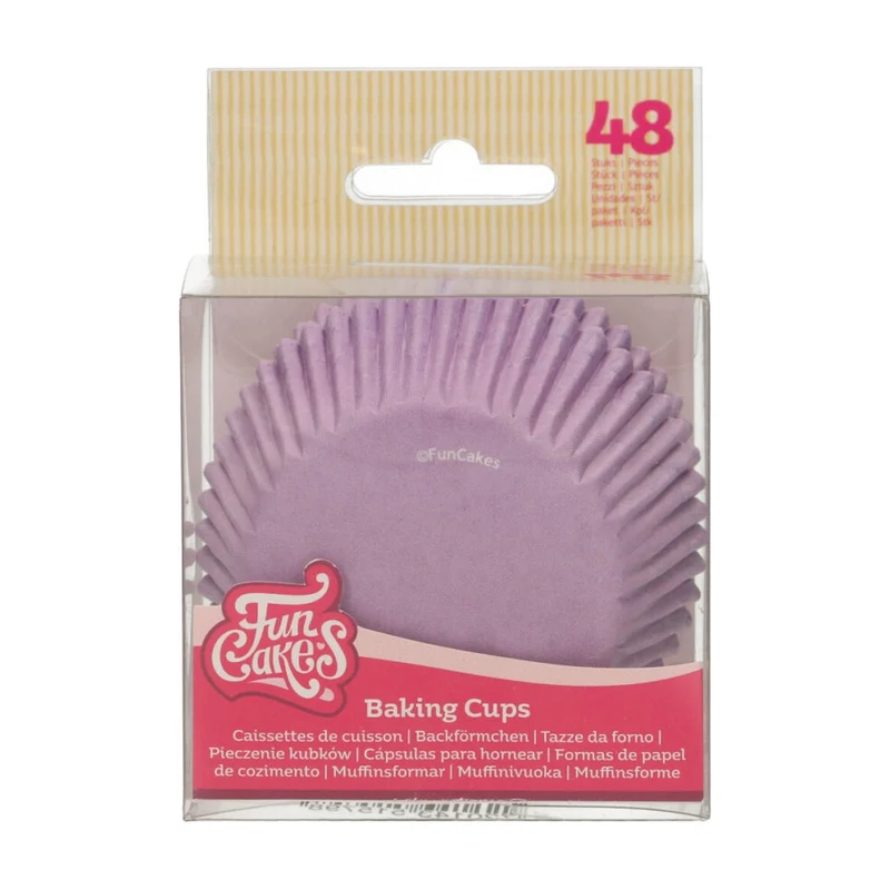 FunCakes Baking Cups Lila - 48 stuks
