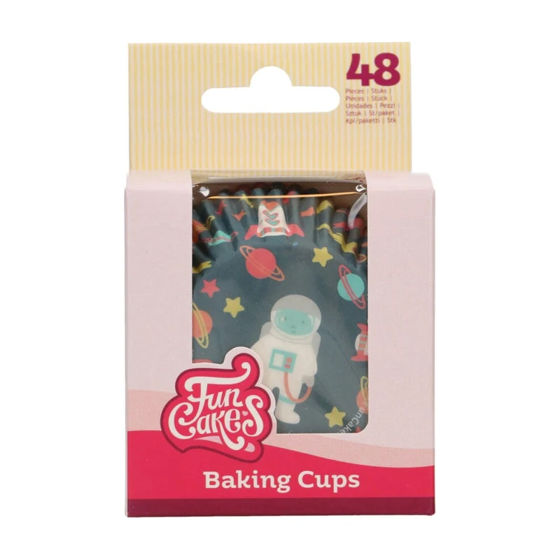 FunCakes Baking Cups Space - 48 stuks