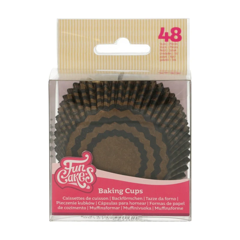 FunCakes Baking Cups Foil Goud - 24 stuks