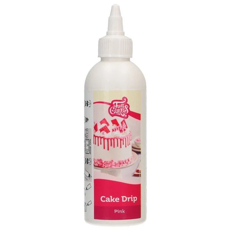 FunCakes Choco Drip Roze - 180 gram