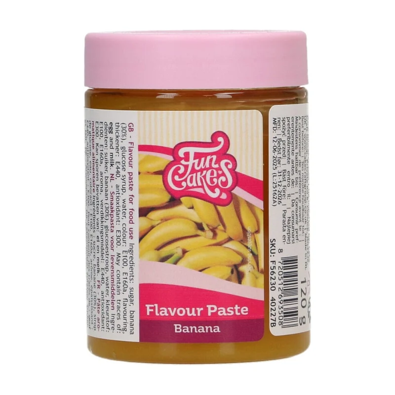 FunCakes Smaakpasta Banaan - 120 gram