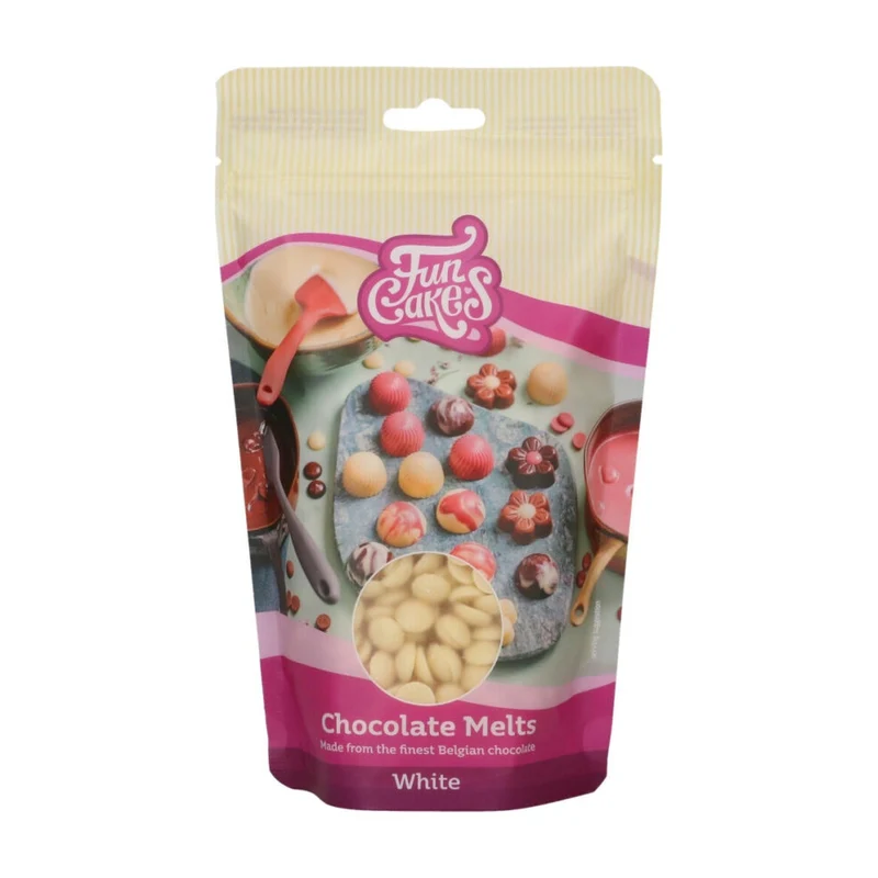 FunCakes Chocolade Melts Wit - 350 gram