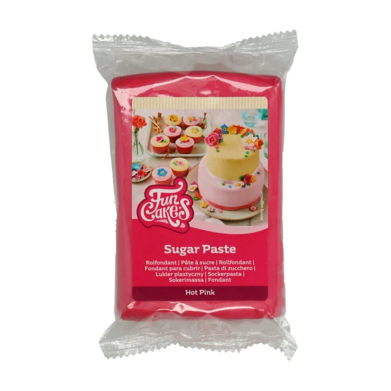 FunCakes Fondant Hot Pink - 250 gram